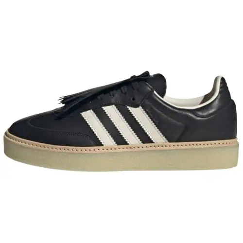 Adidas Originals Samba Abrasion Resistant Low top Skateboard Shoes Unisex Black White