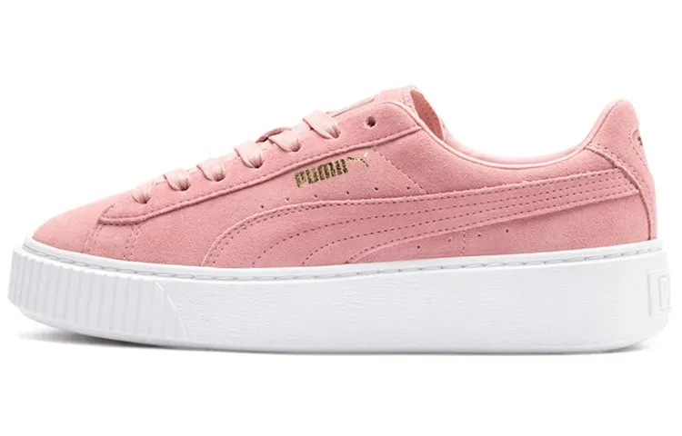 PUMA Suede Platform 'Pink White' Women's
