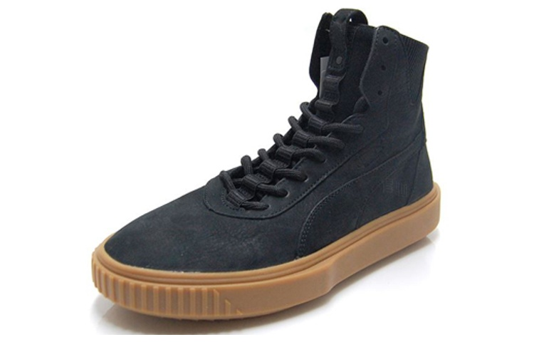 Мужские кеды PUMA Court Breaker High Gum (черные) — фото 2
