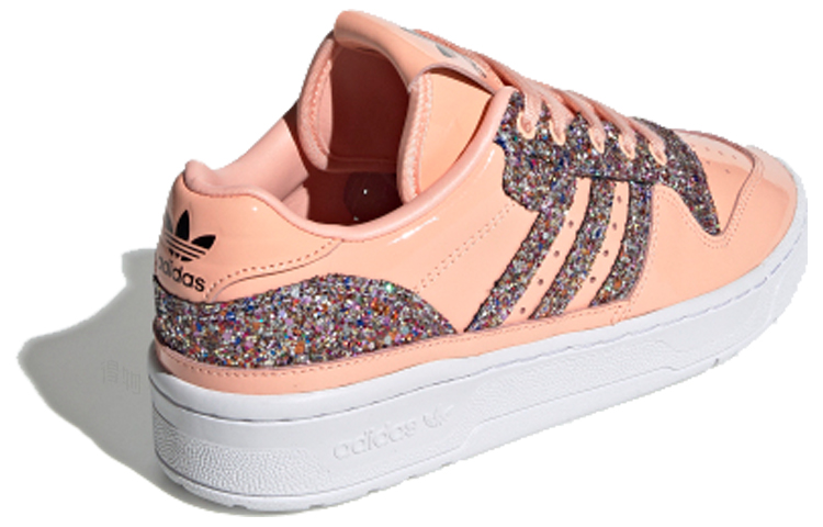 Женские кеды adidas originals Rivalry Low (розовые) — фото 3