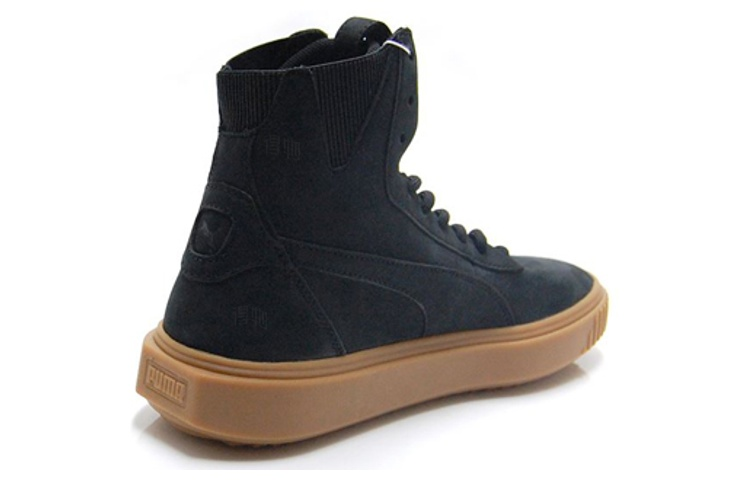 Мужские кеды PUMA Court Breaker High Gum (черные) — фото 3