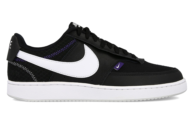 Мужские кеды Nike Court Vision Low Premium (черные) — фото 2