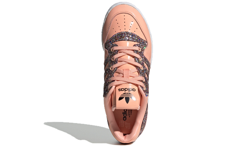 Женские кеды adidas originals Rivalry Low (розовые) — фото 4