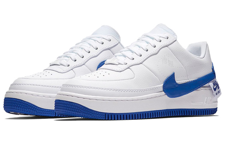 Женские кеды Nike Air Force 1 Jester XX (бело-синие) — Синийбелый — фото 3