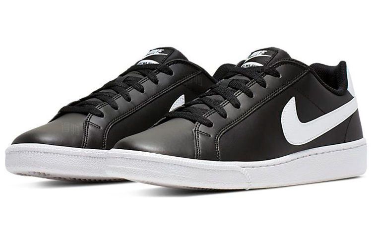Мужские кеды Nike Court Majestic Leather (черно-белые) — Чёрныйбелый — фото 3
