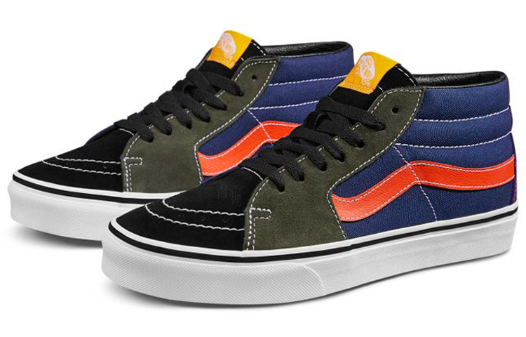 Кеды Vans SK8 Mix & Match (черно-красные) — фото 2