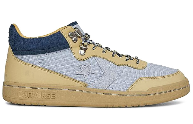 Кеды CLOT Converse Fastbreak Mid (фиолетово-желто-синий) — фото 2