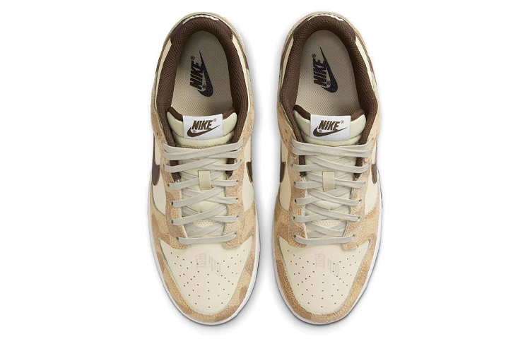 Кроссовки Nike Dunk Retro PRM "Cheetah" (коричнево-бежевые) — Коричневый / бежевыйжёлтый — фото 4