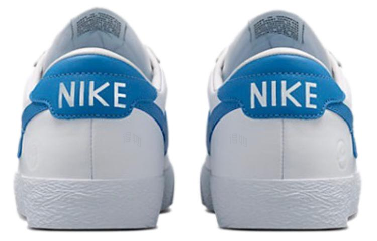 Мужские кеды Fragment Design x Nike Zoom Lauderdale (бело-синие) — фото 5