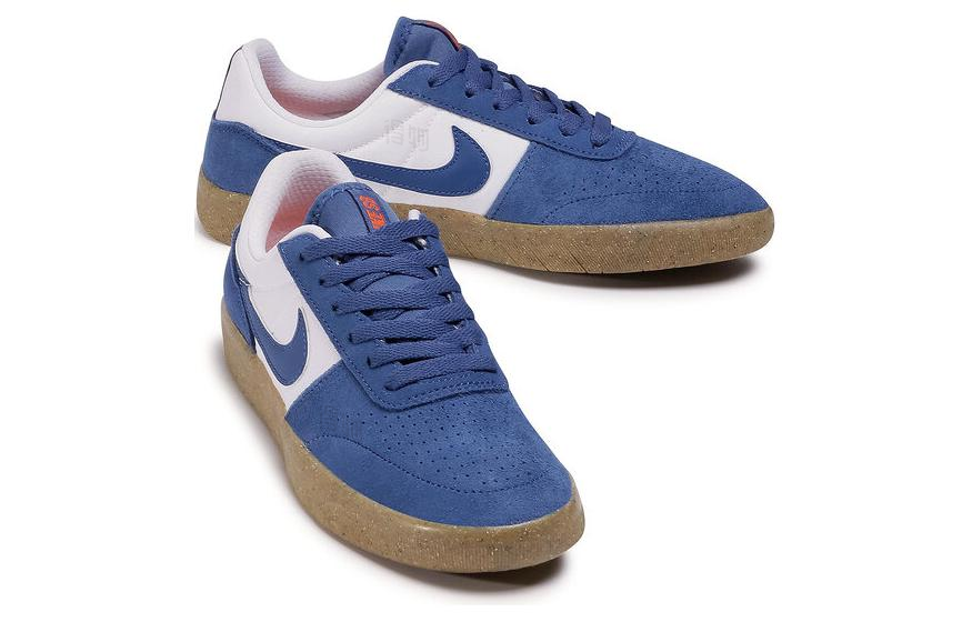 Кеды Nike SB Team Classic (сине-бело-коричневые) — фото 3