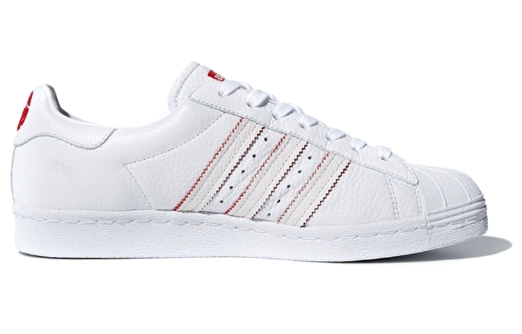 Мужские кеды adidas originals Superstar 80s (белые) — фото 2