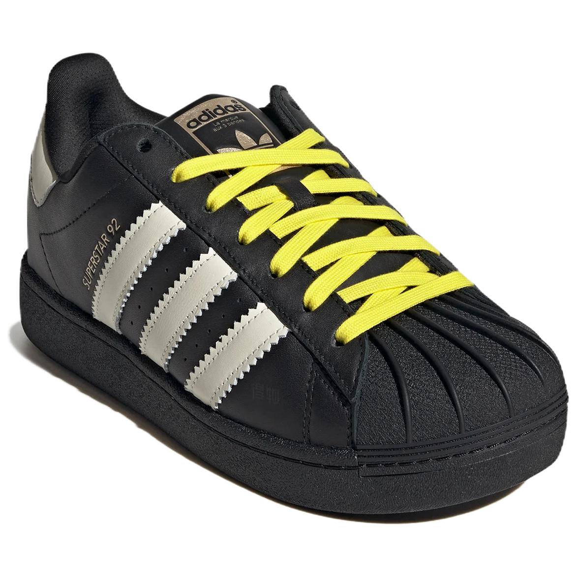 Кеды adidas originals x Pharrell Superstar 82 92 (черно-белые) — фото 3