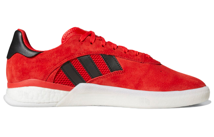 Мужские кеды adidas originals 3ST.004 (красно-черный) — фото 2
