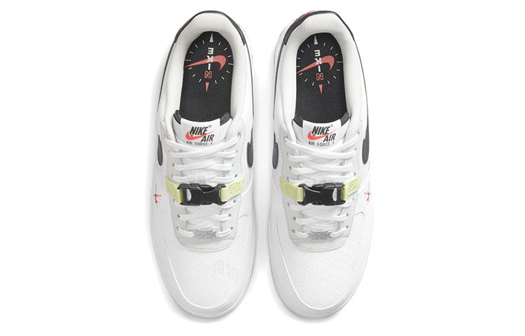 Мужские кроссовки Nike Air Force 1 Fresh Perspective (красно-бело-черные) — Красный / белый / чёрный — фото 3