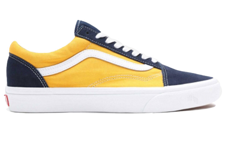 Кеды Vans Old Skool (сине-желто-белые) — фото 2