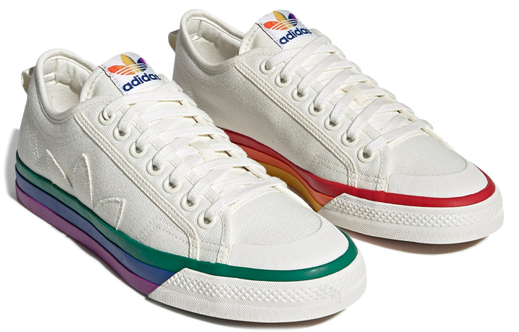 Кеды adidas originals NIZZA Pride (разноцветные) — фото 5