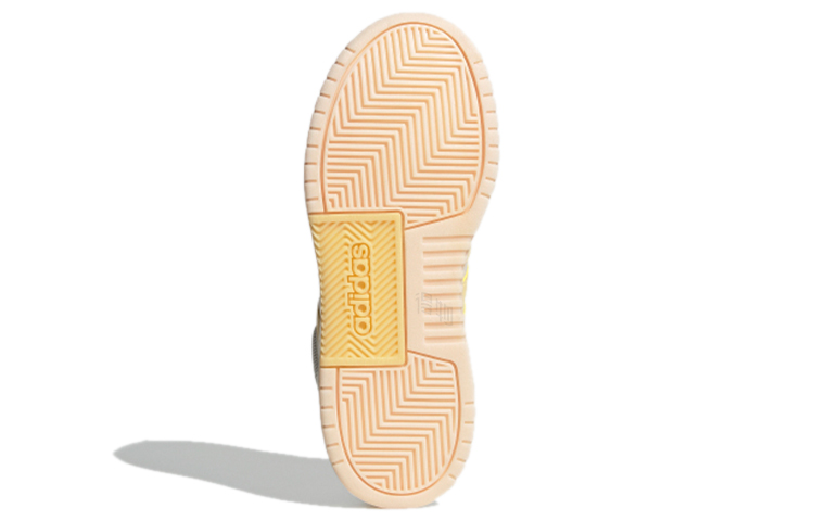 Женские кеды adidas neo Entrap (бело-желтые) — Белый / жёлтый — фото 6
