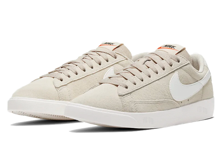 Женские кроссовки Nike Blazer SD (серо-бежевые) — 沙漠灰 — фото 3