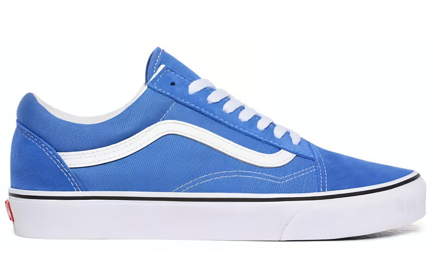Кеды Vans Old Skool (сине-белые) — фото 2