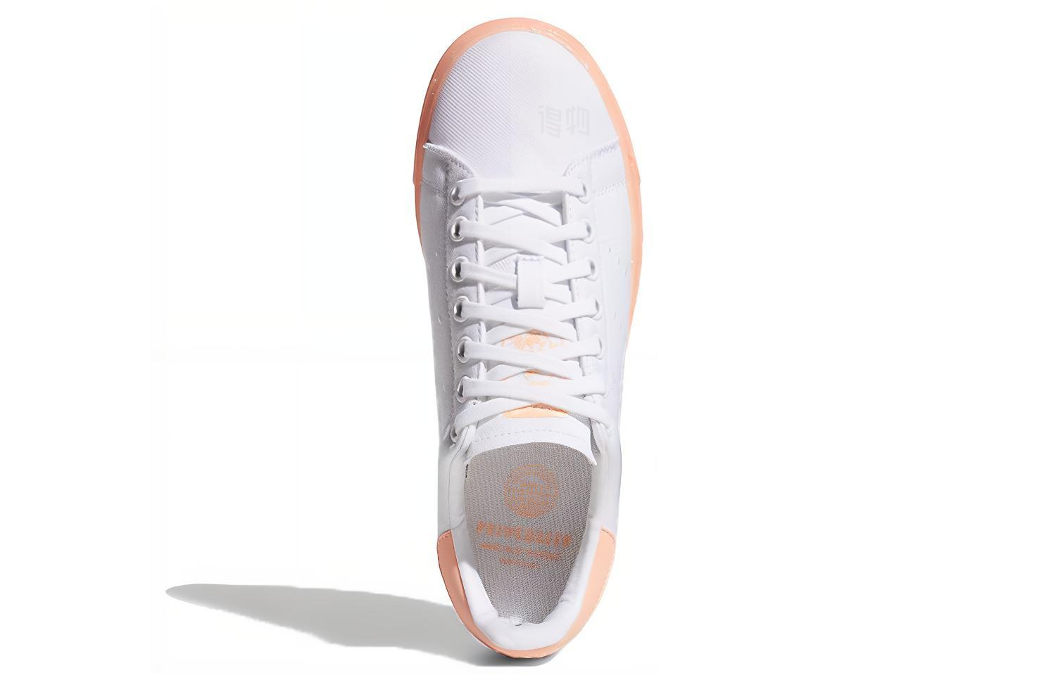 Женские кеды adidas originals StanSmith Vulc (розово-белые) — фото 5
