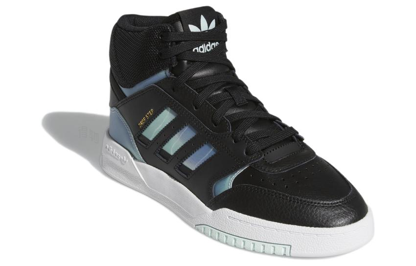 Женские кеды adidas originals Drop Step (черный / синий) — Чёрный / синий — фото 4