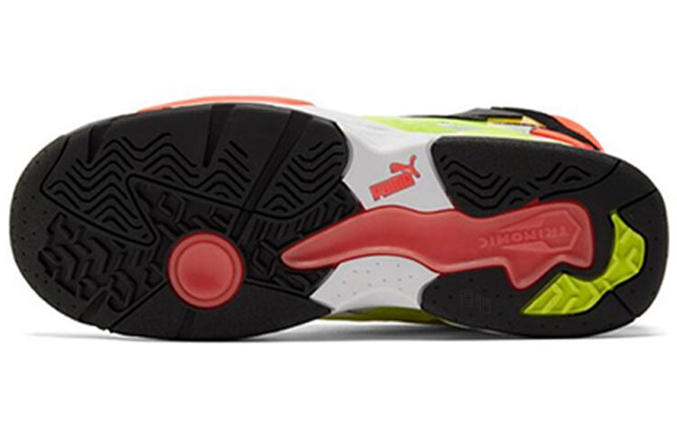 Мужские кроссовки PUMA Disc System Weapon Discstory (бело-желто-красные) — фото 5