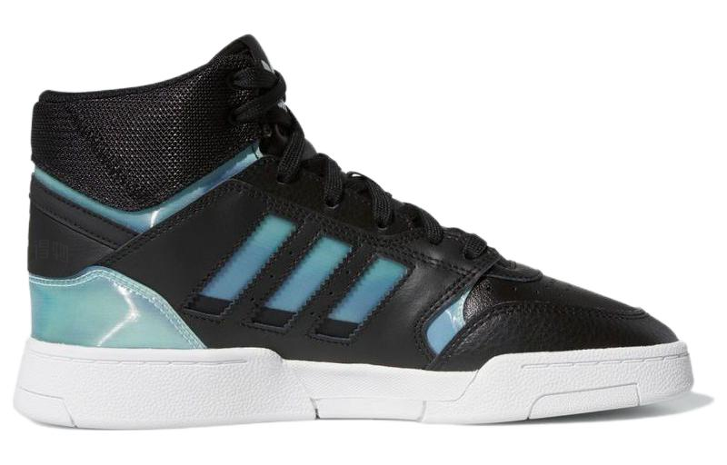 Женские кеды adidas originals Drop Step (черный / синий) — Чёрный / синий — фото 2