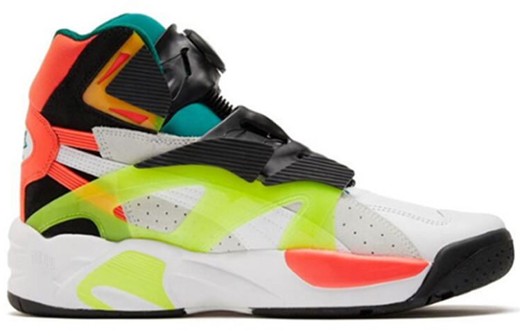 Мужские кроссовки PUMA Disc System Weapon Discstory (бело-желто-красные) — фото 2