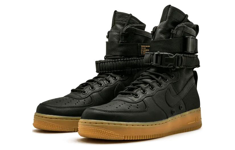 Мужские кеды Nike Air Force 1 (черный) — фото 4