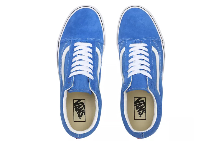 Кеды Vans Old Skool (сине-белые) — фото 4