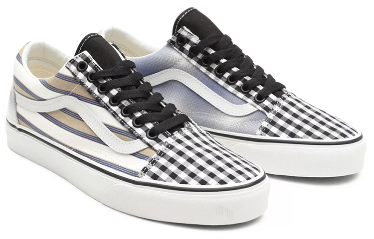 Кеды Vans Old Skool Prep Retro (черно-белые) — фото 3