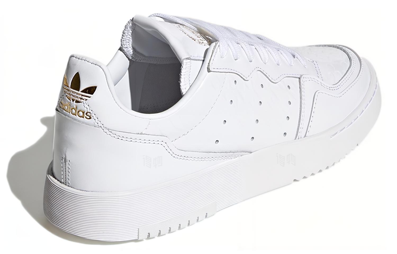 Женские кеды adidas originals Super Court (белые) — Белый — фото 4