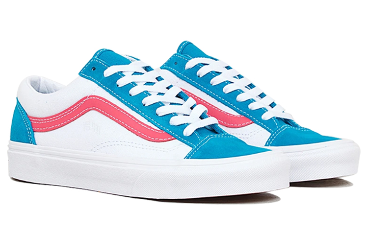 Кеды Vans Style 36 (сине-белые) — фото 2