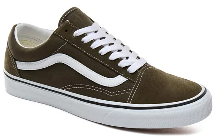 Кеды Vans Old Skool (темно-зеленые) — фото 3