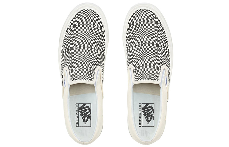 Кеды Vans Authentic Factory Slip-on 98 Dx (черно-белые) — фото 4