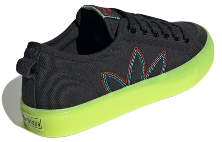 Женские кеды adidas Nizza (черные) — фото 4