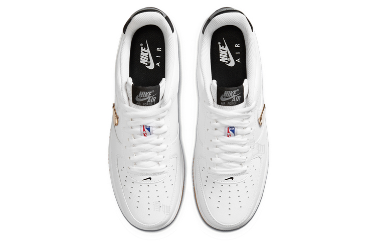 Кеды Nike Air Force 1 nba pack (черно-белые) — фото 4