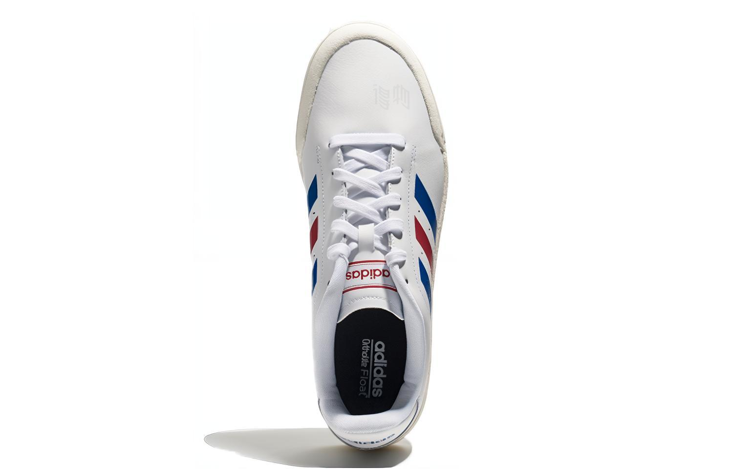 Мужские кеды adidas neo Court70s (бело-сине-красные) — фото 5