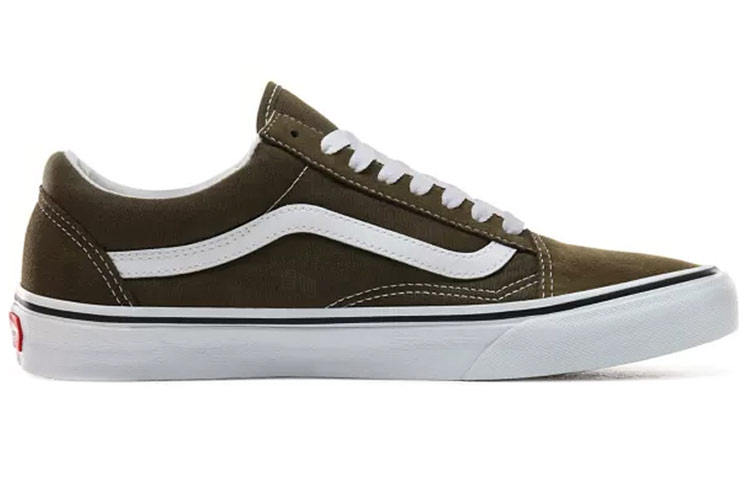 Кеды Vans Old Skool (темно-зеленые) — фото 2