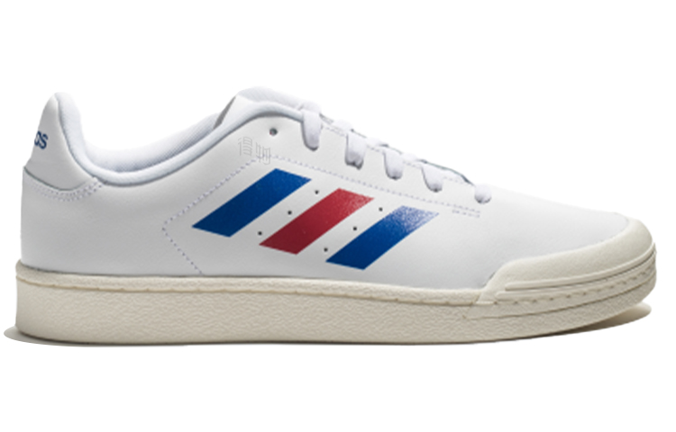 Мужские кеды adidas neo Court70s (бело-сине-красные) — фото 2