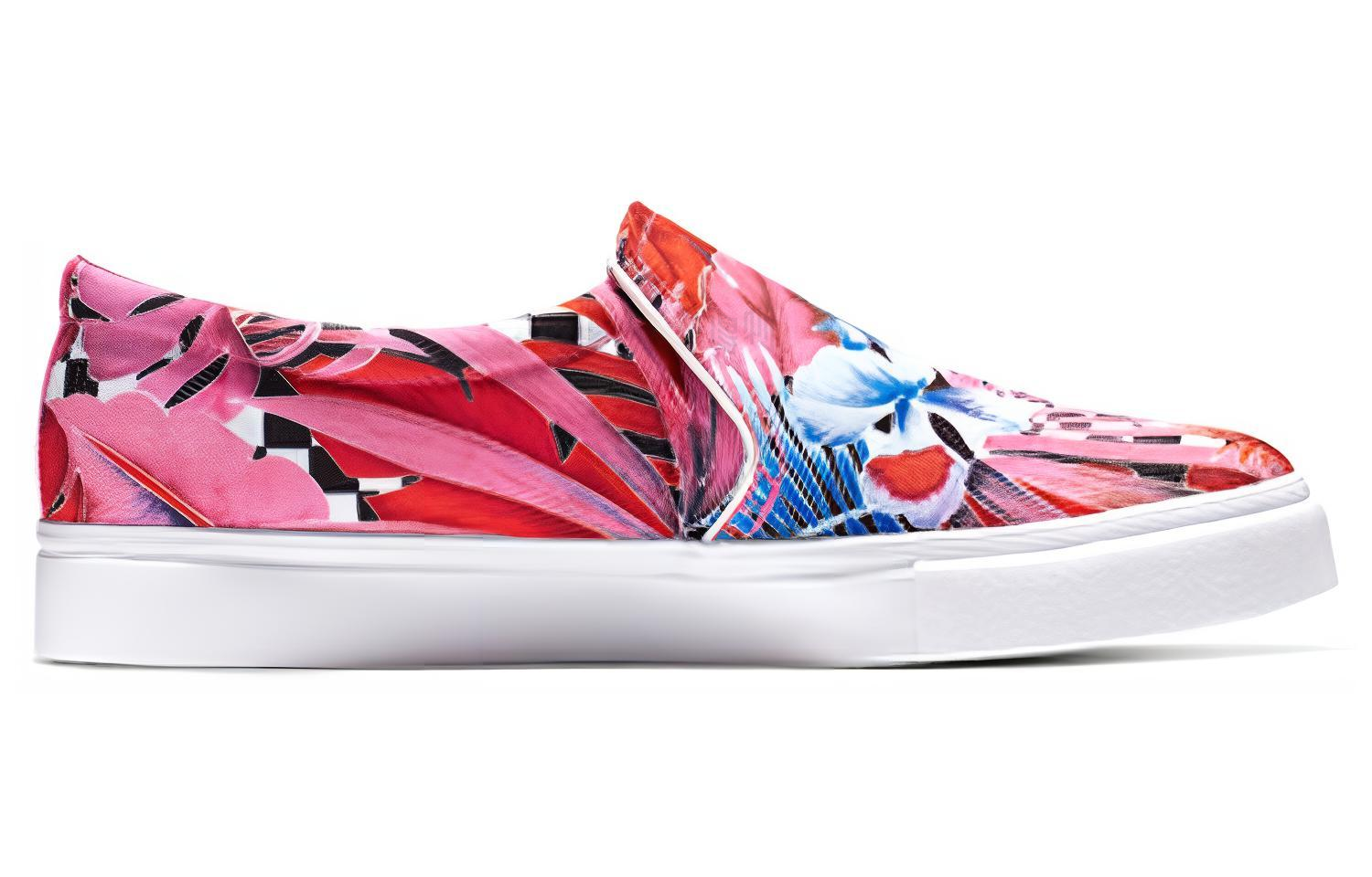 Женские кеды Nike Court Royale AC "Laser Fuchsia" (бело-разноцветные) — фото 2