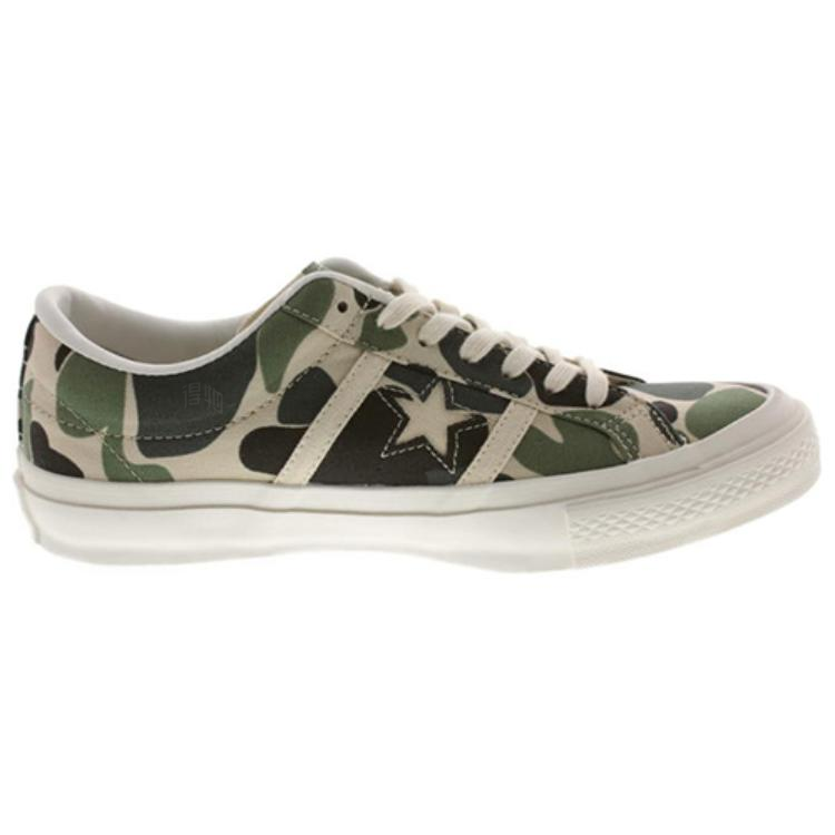 Кеды Converse Star&Bars 83 Camo (камуфляжный зеленый) — 迷彩 — фото 2