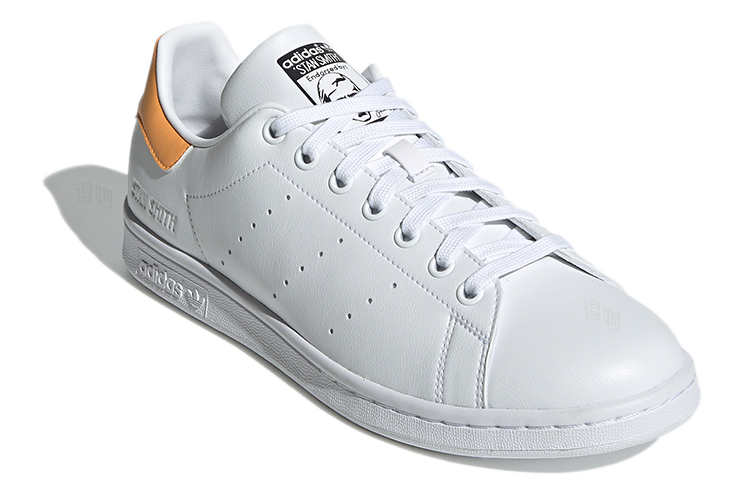 Кеды adidas originals StanSmith (бело-черно-желтый) — фото 3
