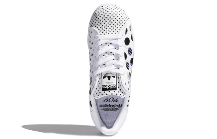 Кеды adidas originals SUPERSTAR (черные в горошек) — фото 4