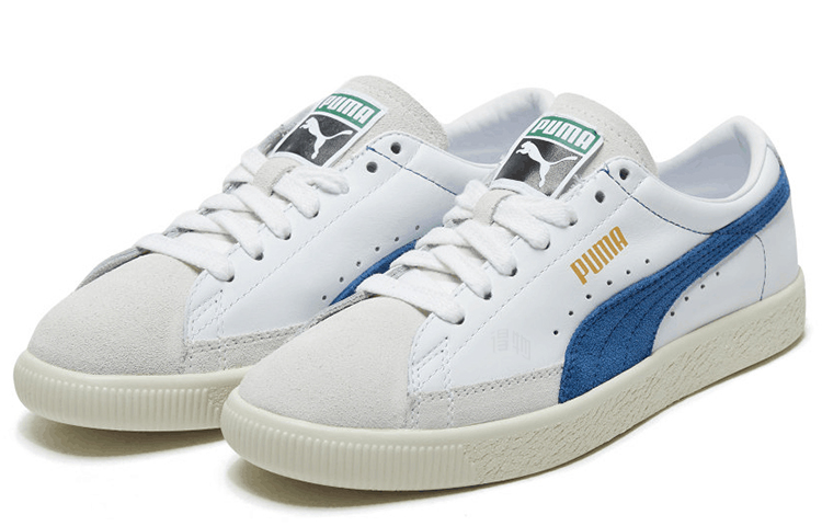 Кеды PUMA Basket 90680 (сине-белые) — фото 3