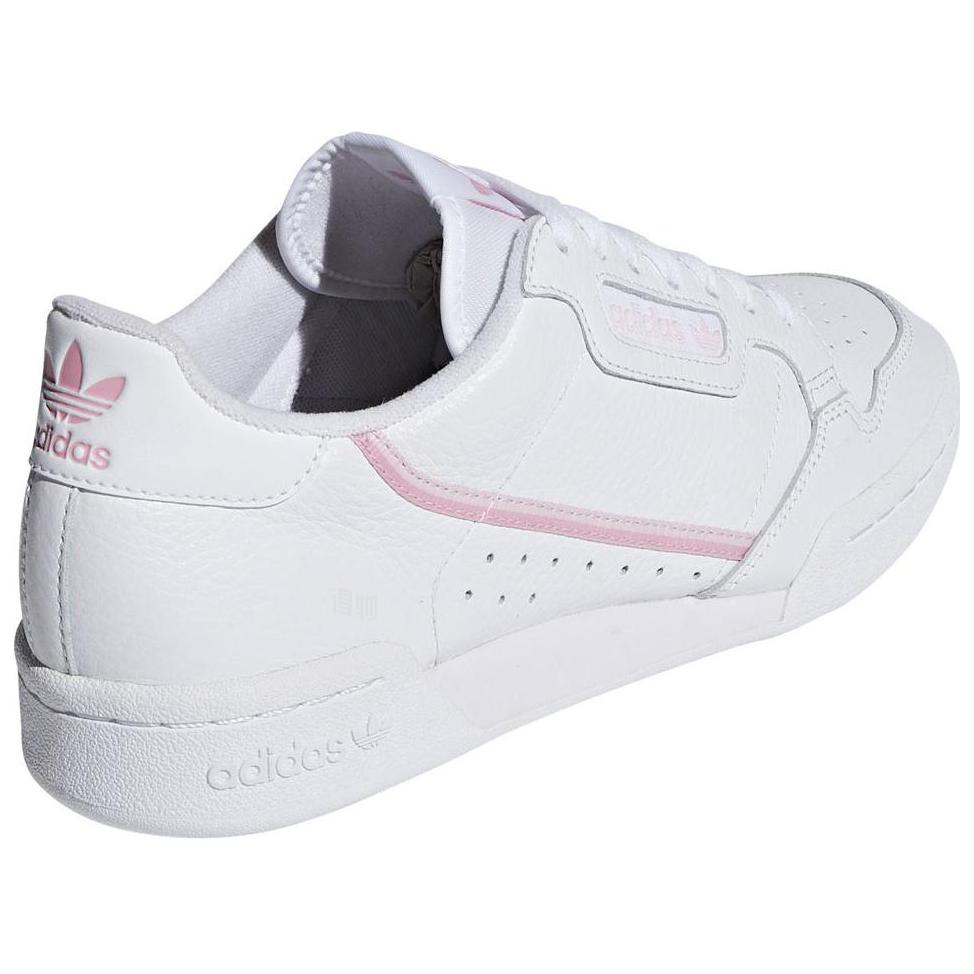 Женские кеды adidas Continental 80 W (бело-розовые) — фото 4