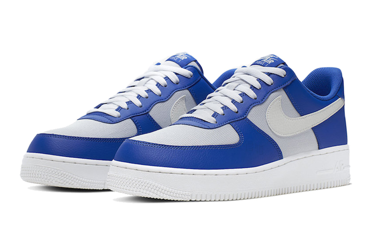 Мужские кроссовки Nike Air Force 1 Game Royal (серно-синий) — Серый / синий — фото 3