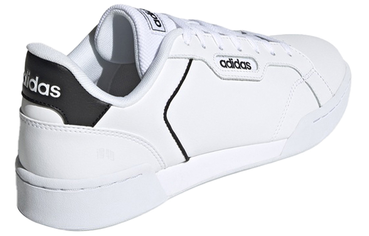 Мужские кеды adidas neo Roguera (бело-черные) — фото 4