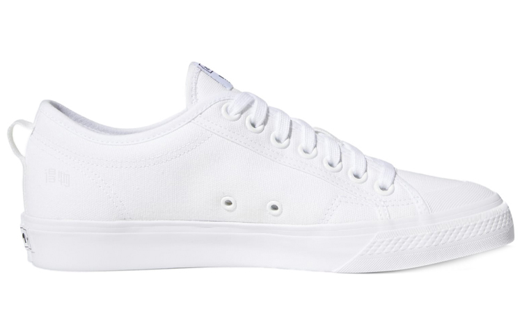 Кеды adidas originals NIZZA Trefoil (белые) — фото 2