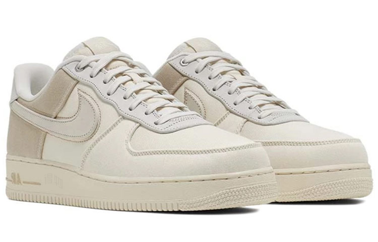 Мужские кроссовки Nike Air Force 1 (миллеж) — Бежевыйбелый / светло-коричневый — фото 3